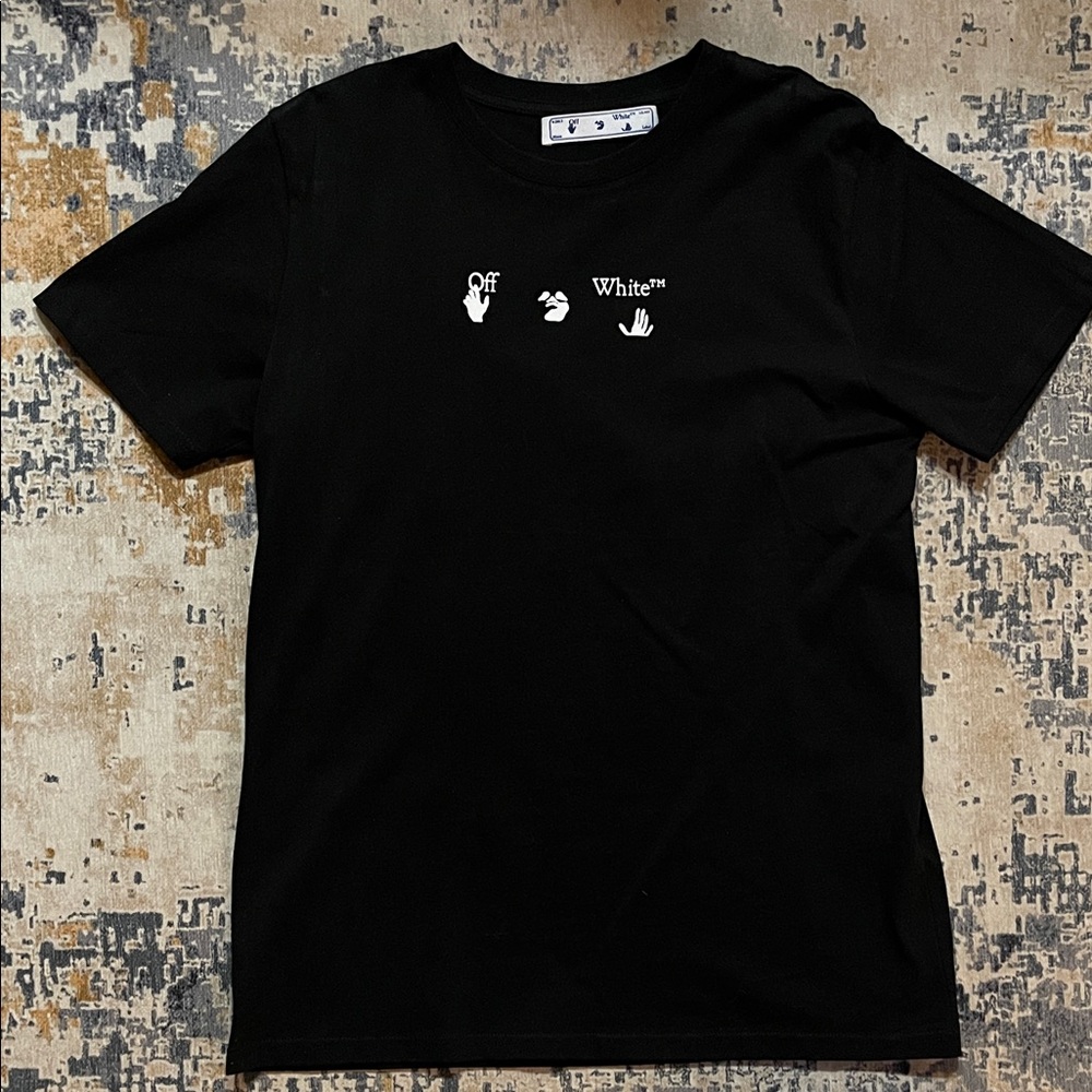 Off-White Black Logo Tee